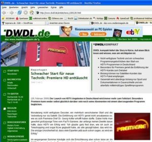 DWDL - Screenshot