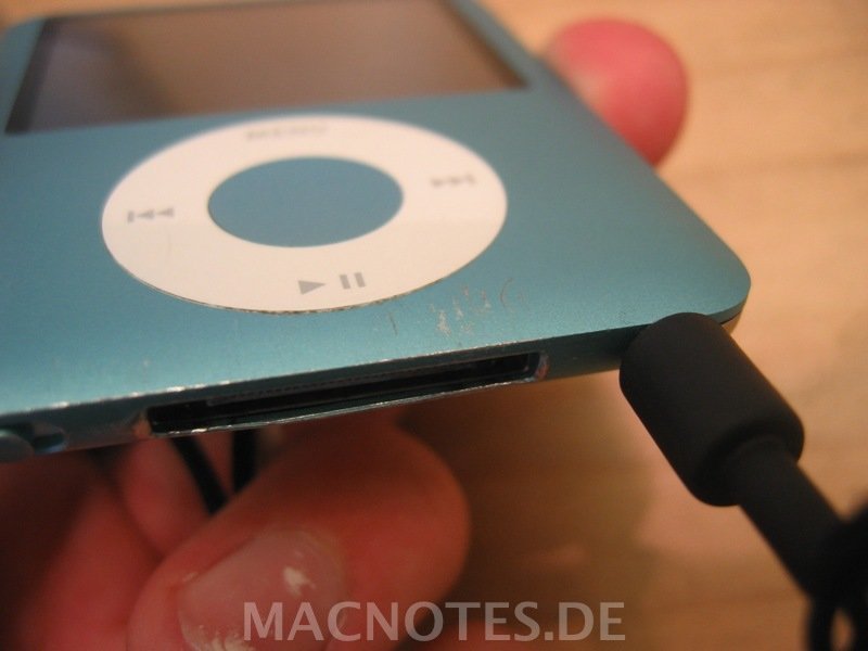 iPod nano mit Kratzern