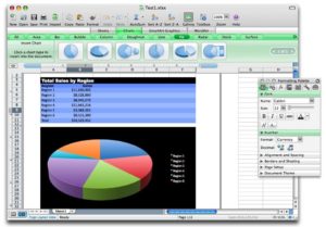 Excel 2008 - Screenshot