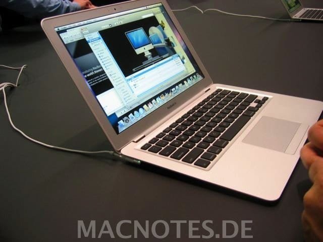 MacBook Air auf der MacWorld 2008