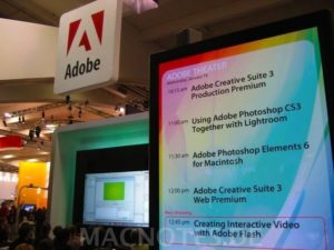 MacWorld 2008 - Stand von Adobe