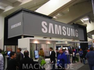 MacWorld 2008 - Samsung-Stand