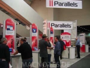 MacWorld 2008 - Stand von Parallels