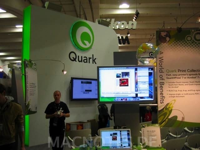 MacWorld 2008 - Stand von Quark