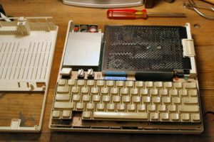 Apple IIc auseinander gebaut
