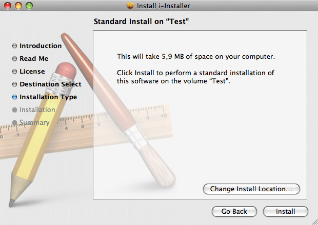 Installation des i-Installers