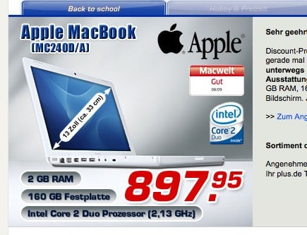 Apple MacBook bei Plus