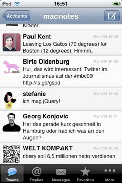 Tweetie - Screenshot