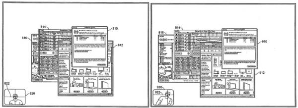 Patentskizze: 3D-Display Blickwinkelabhängigkeit