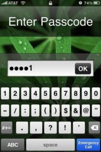Passwort - Screenshot