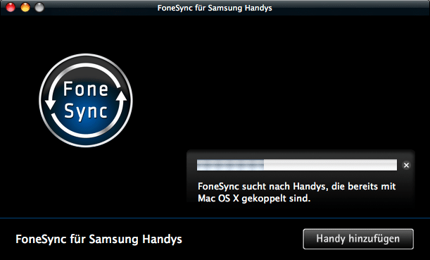 FoneSync für Samsung-Handys