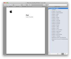 iPad-Handbuch