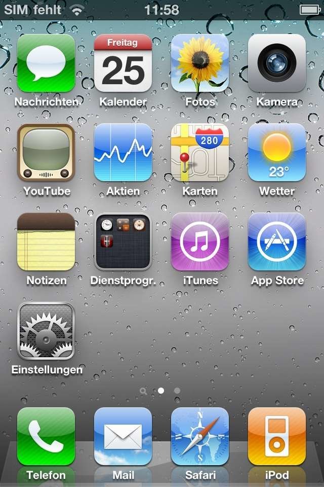 iPhone 4 - selbst geschnittene Micro-SIM wurde zunächst nicht erkannt