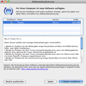 iTunes 10.1.1 verbessert Stabilität und behebt Abspielfehler (Update)