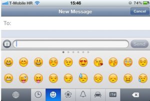 Emoji-Tastatur iOS 5