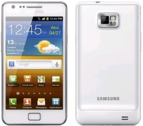 Samsung Galaxy S2 in Weiß