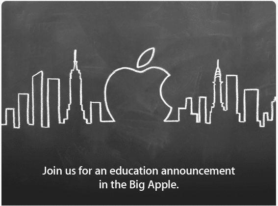 Apple: Bildungsevent findet am 19. Januar in New York statt