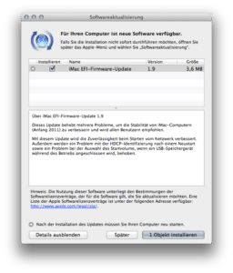 EFI-Update für alle 2011er Macs
