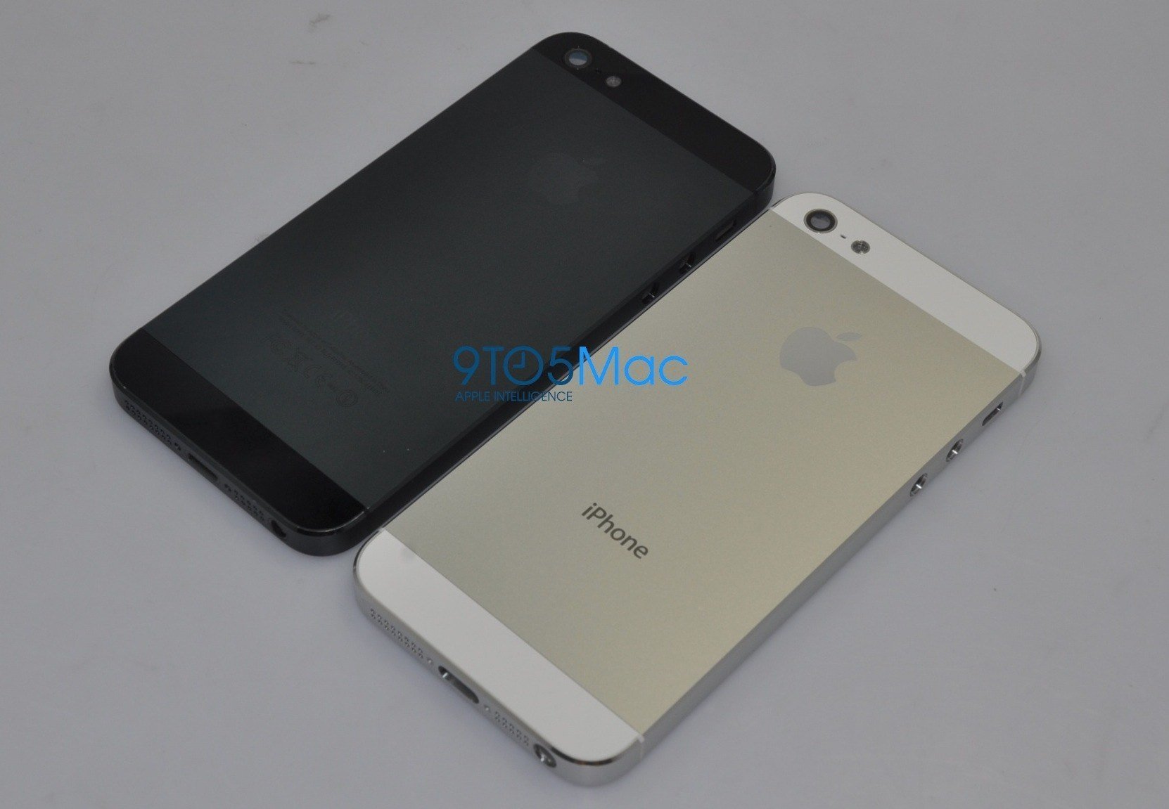 iPhone 5 - Rückseite in Weiß und Schwarz