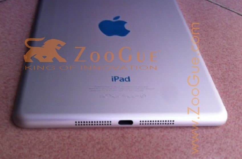 iPad Mini Rückseite, Foto: ZooGue.com