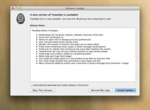 Tweetbot für Mac OS X Update 0.6.1