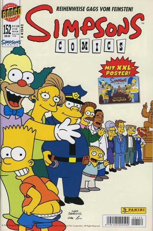 Simpsons Comics #152 - Reihenweise Gags vom Feinsten!