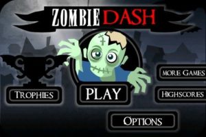 Zombie Dash - Startbildschirm