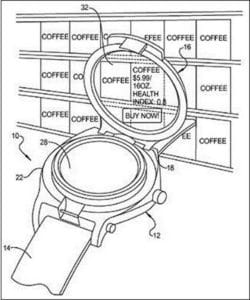 Google Smartwatch Patentzeichnung