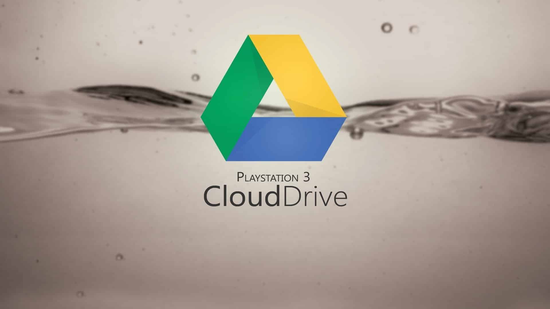 PS3 Cloud Drive