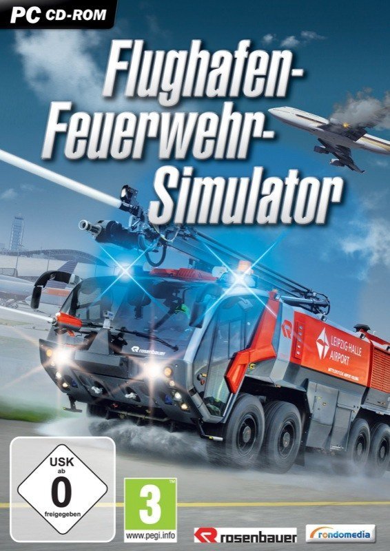 Flughafen-Feuerwehr-Simulator - Packshot PC