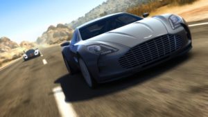 Silberner Aston Martin One-77 in Test Drive Unlimited 2