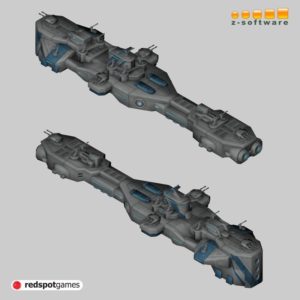 3D-Modell des Destroyer