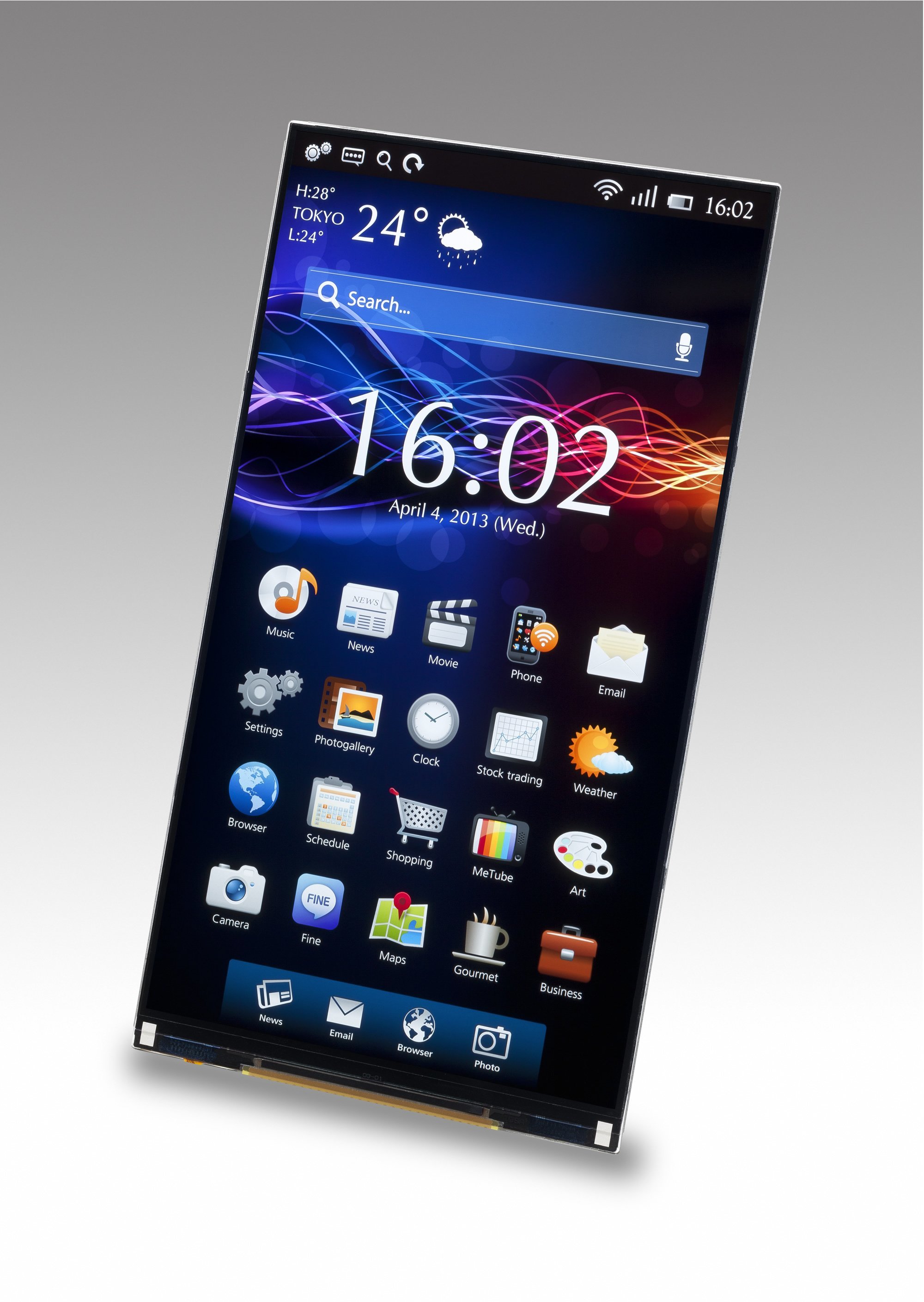 5,5-Zoll-Display