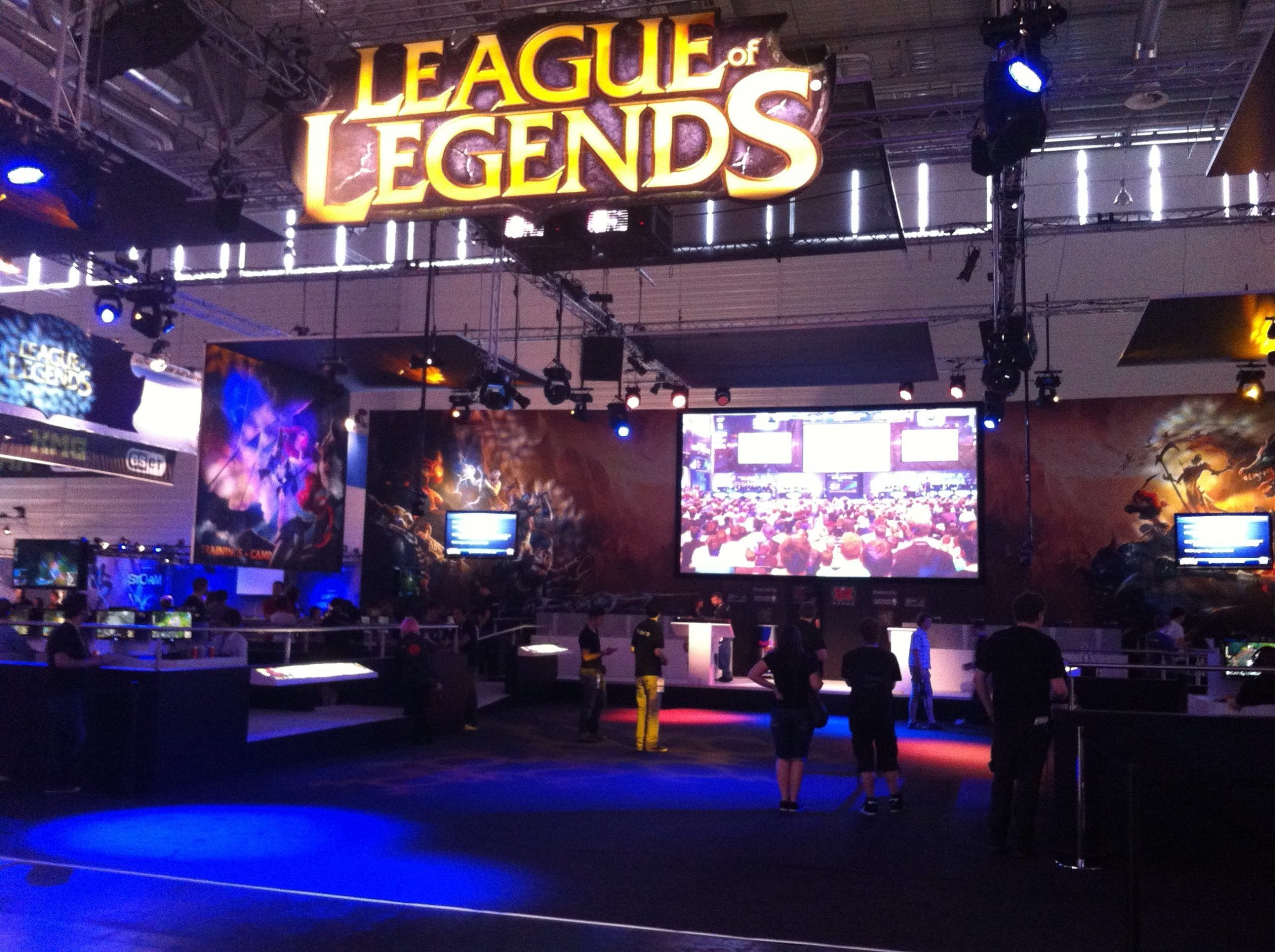 League-of-Legends-Stand auf GamesCom 2012.