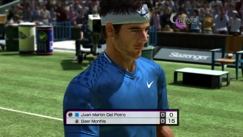 Virtua Tennis 4 - Del Potro vs. Monfils auf Gras