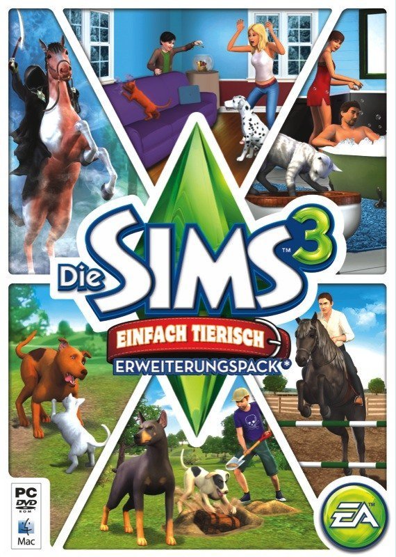 Die Sims 3: Einfach tierisch - Cover PC