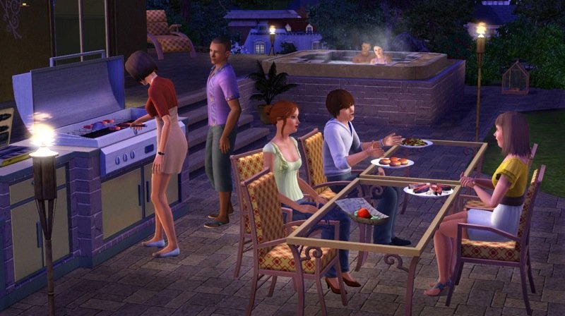 Die Sims 3: Design-Garten-Accessoires - Screenshot