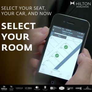 Hilton - Hotelzimmer per Smartphone buchen