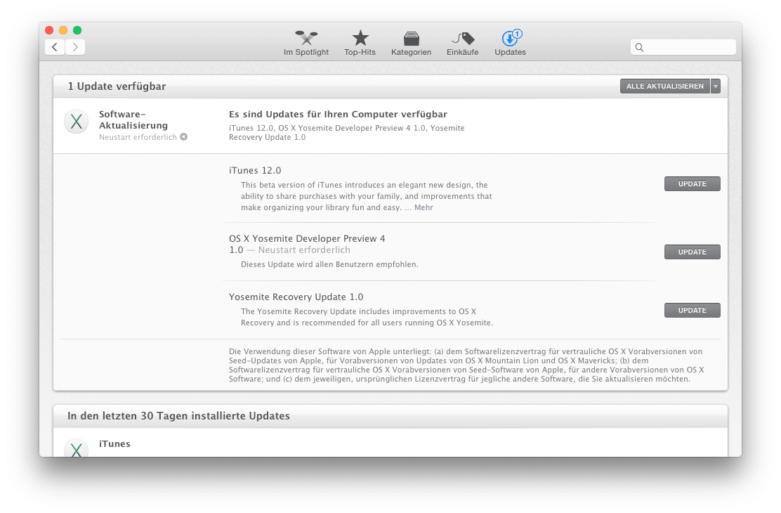 OS X 10.10 - Beta 4