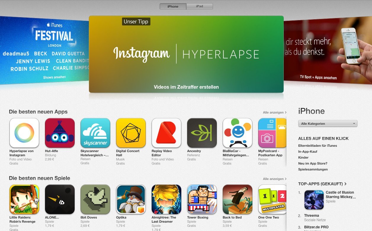 iTunes App Store - Screenshot
