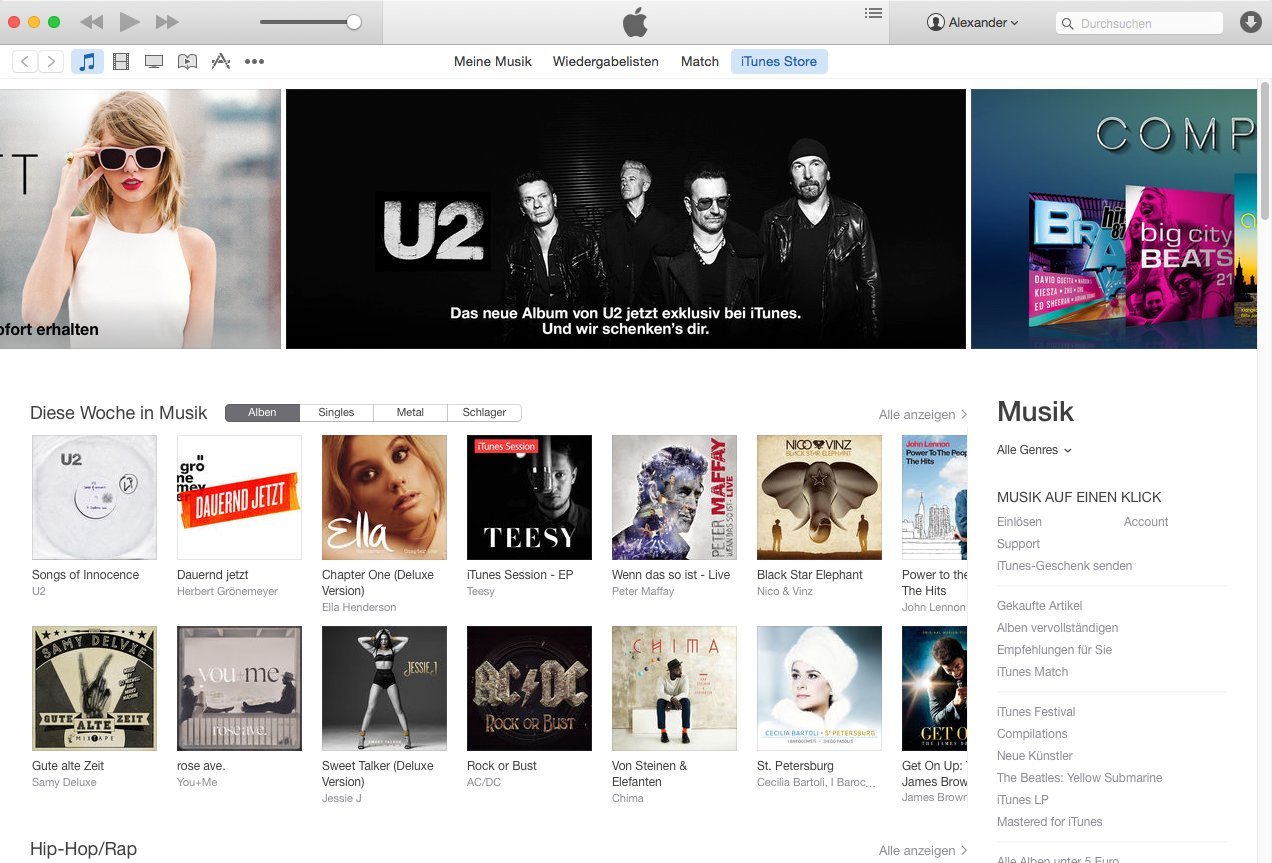 iTunes Store - Design-Update