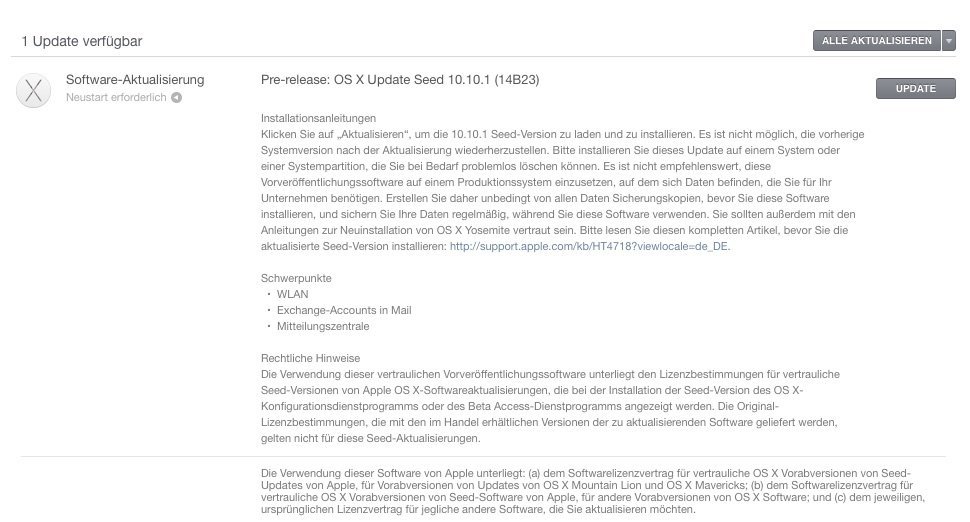 OS X 10.10.1 - Beta 2