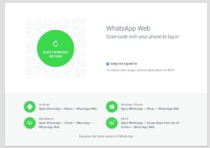 WhatsApp - Web-App QR-Code Autorisierung