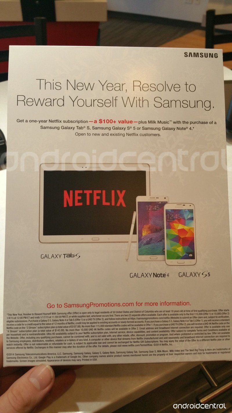 samsung galaxy tab 4 netflix