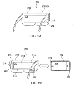 Apple-Patent-Skizze für VR-Brille