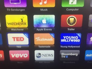 Apple TV - TED, Tastemade und Young Hollywood
