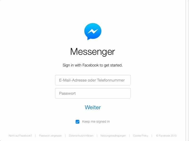 Messenger for Facebook - Screenshot