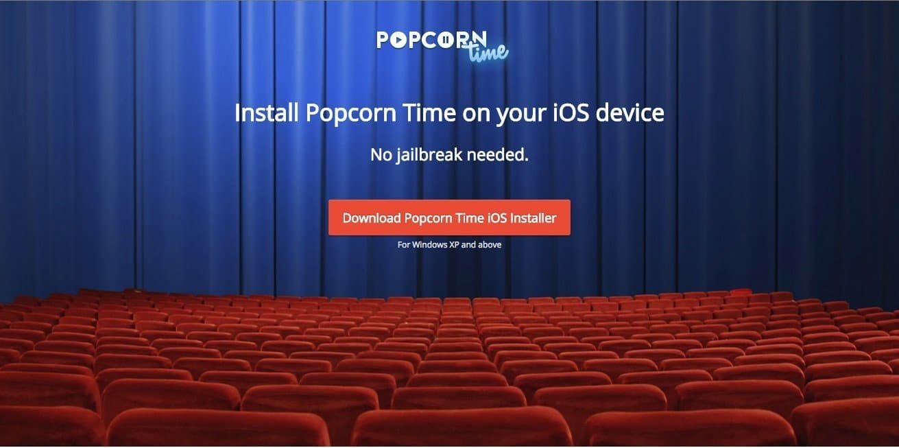 popcorn time ios installer not working