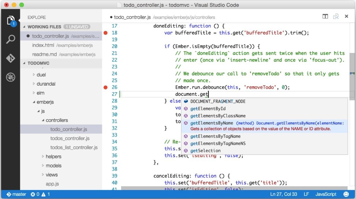 Visual Studio Code - Screenshot