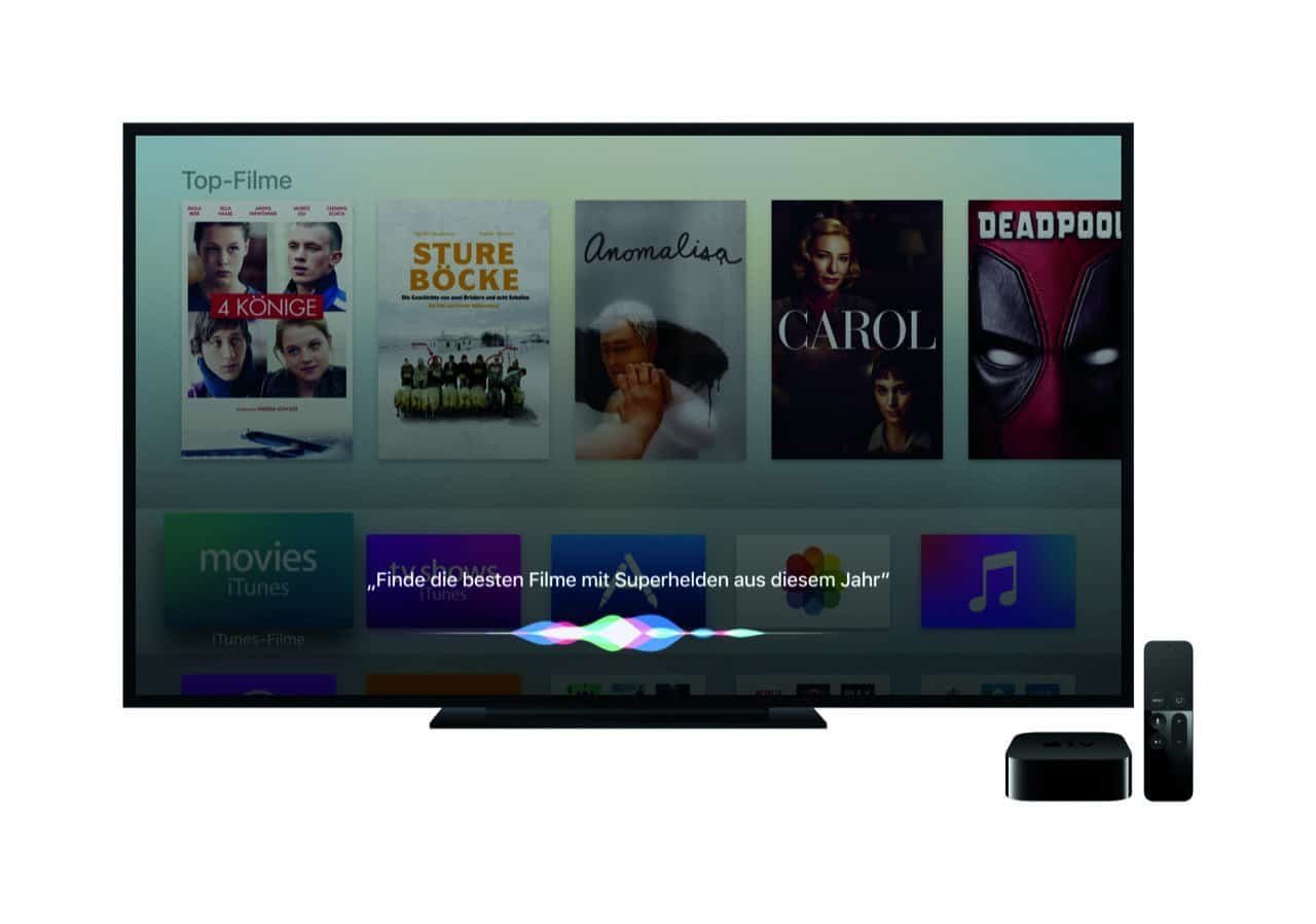 Apple TV mit Siri